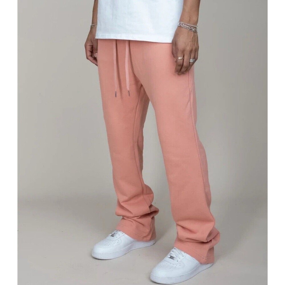 NEW EPTM Sweatpants Men's XSmall FLARE Bottom The Perfect Example Coral